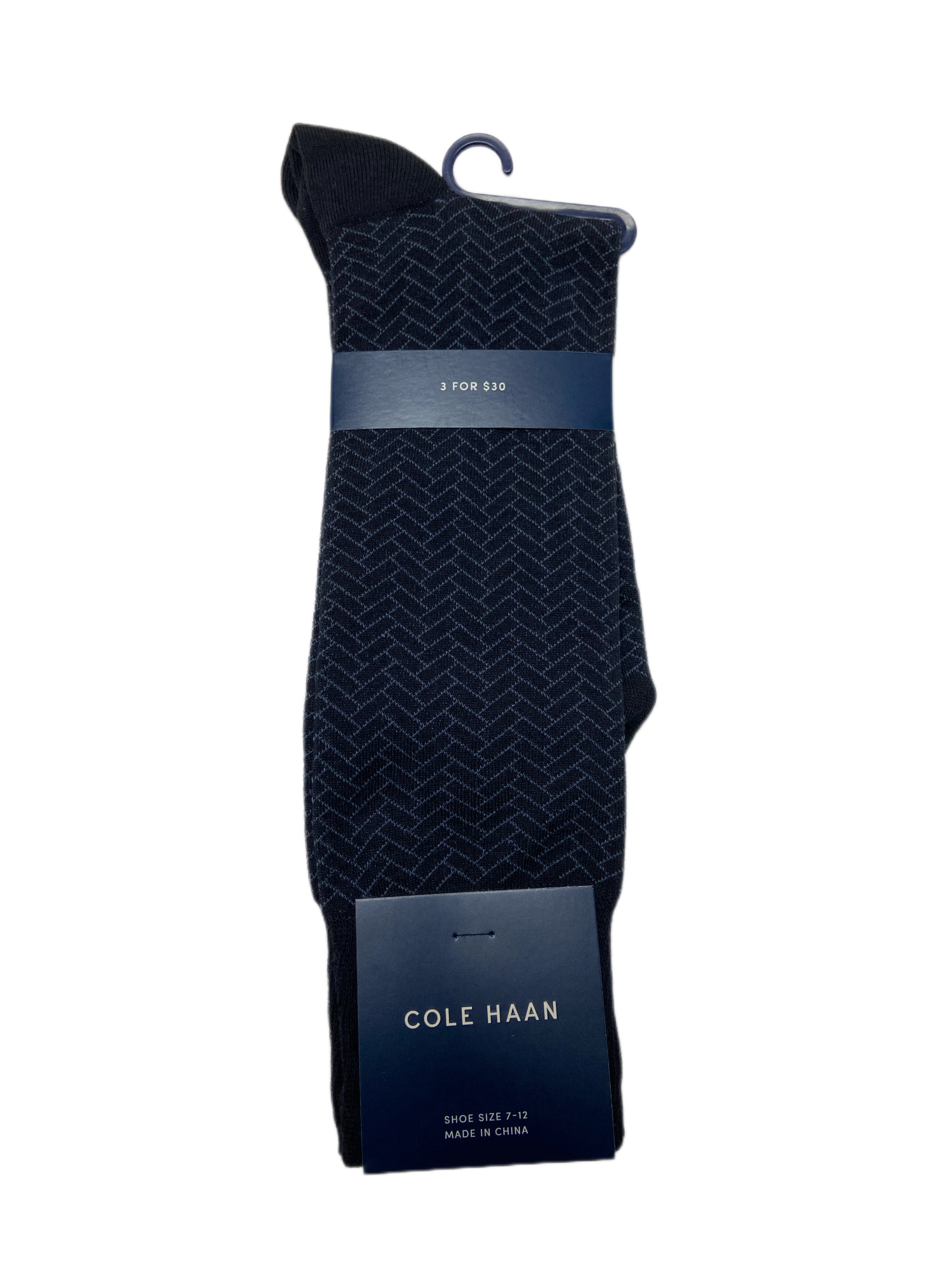 COLE HAAN Uomo 1 Paio Blu Scuro Girocollo Calzini Vestito COLE HAAN Uomo 1 Paio Blu Scuro Girocollo Calzini Vestito