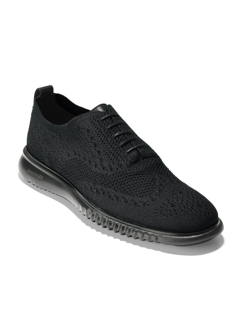 COLE HAAN Mens Black Colorblock Knit Back Pull-Tab Padded  display picture 2