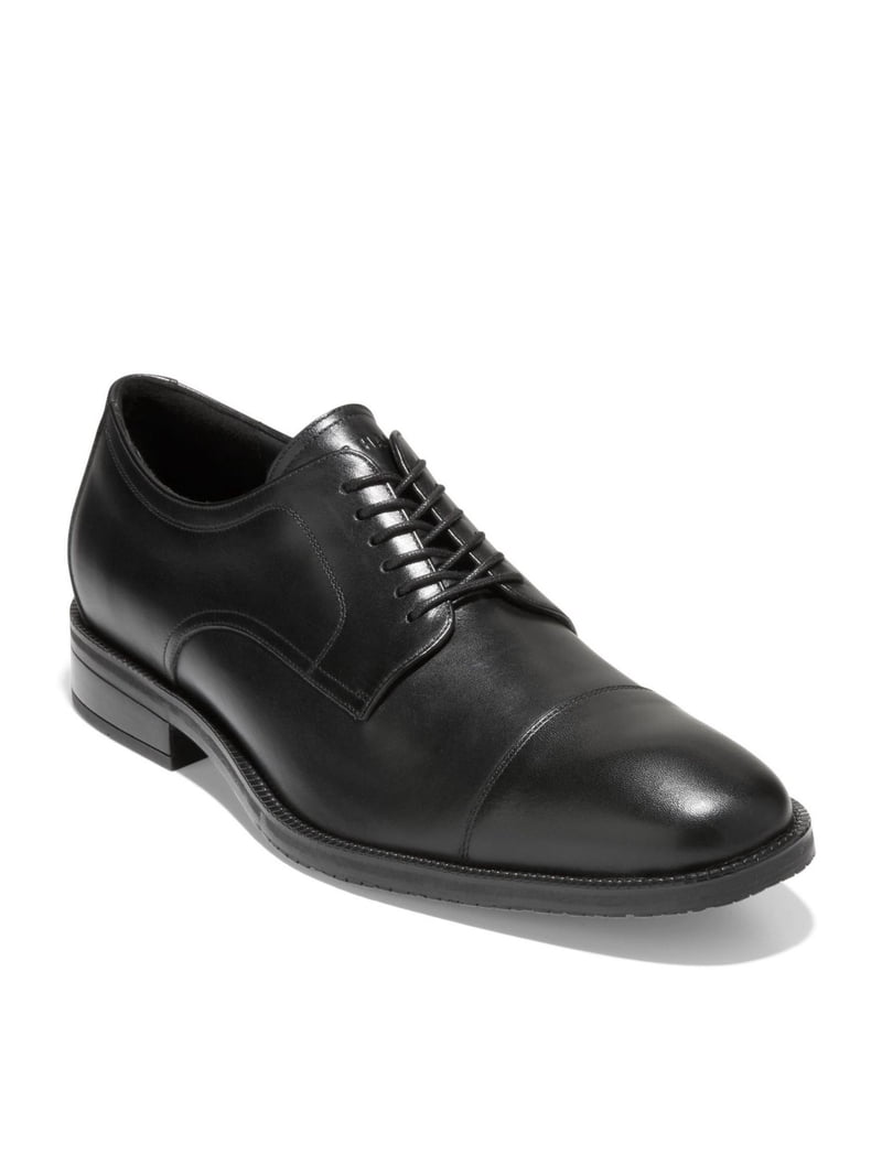 Cole Haan Black Leather Lace Up Dress Oxfords 10 M Cole Haan Mens Leather Lace Up Dress Shoe Oxfords Black Size  main image 2