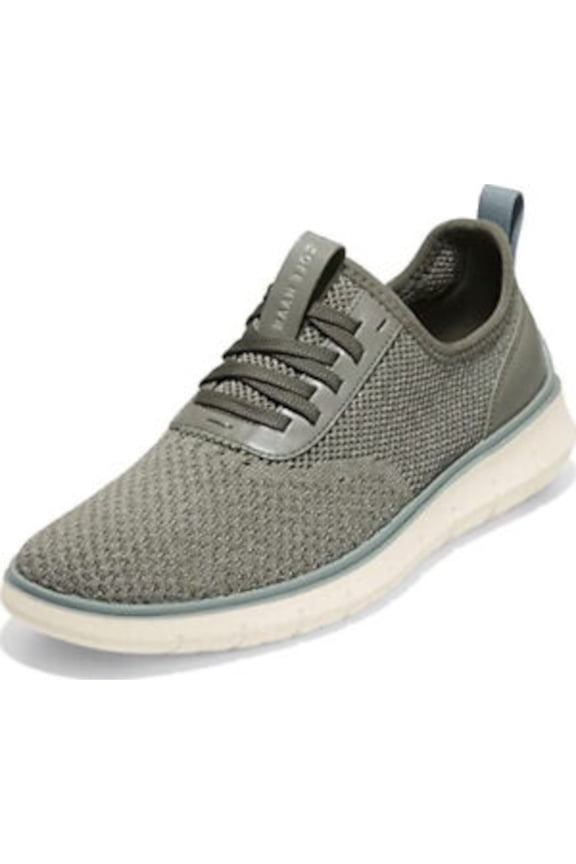 Mens Dusty Olive Green Lightweight Heel Pull Breathable Cushioned Generation Zerogrand Round Toe Lace-Up Sneakers Shoes 8 M