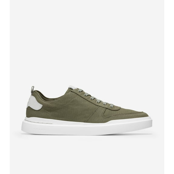 COLE HAAN Mens Dusty Olve Green Back Pull Tab Padded Grandpro Rally Round Toe Platform Lace-Up Sneakers 10.5 M