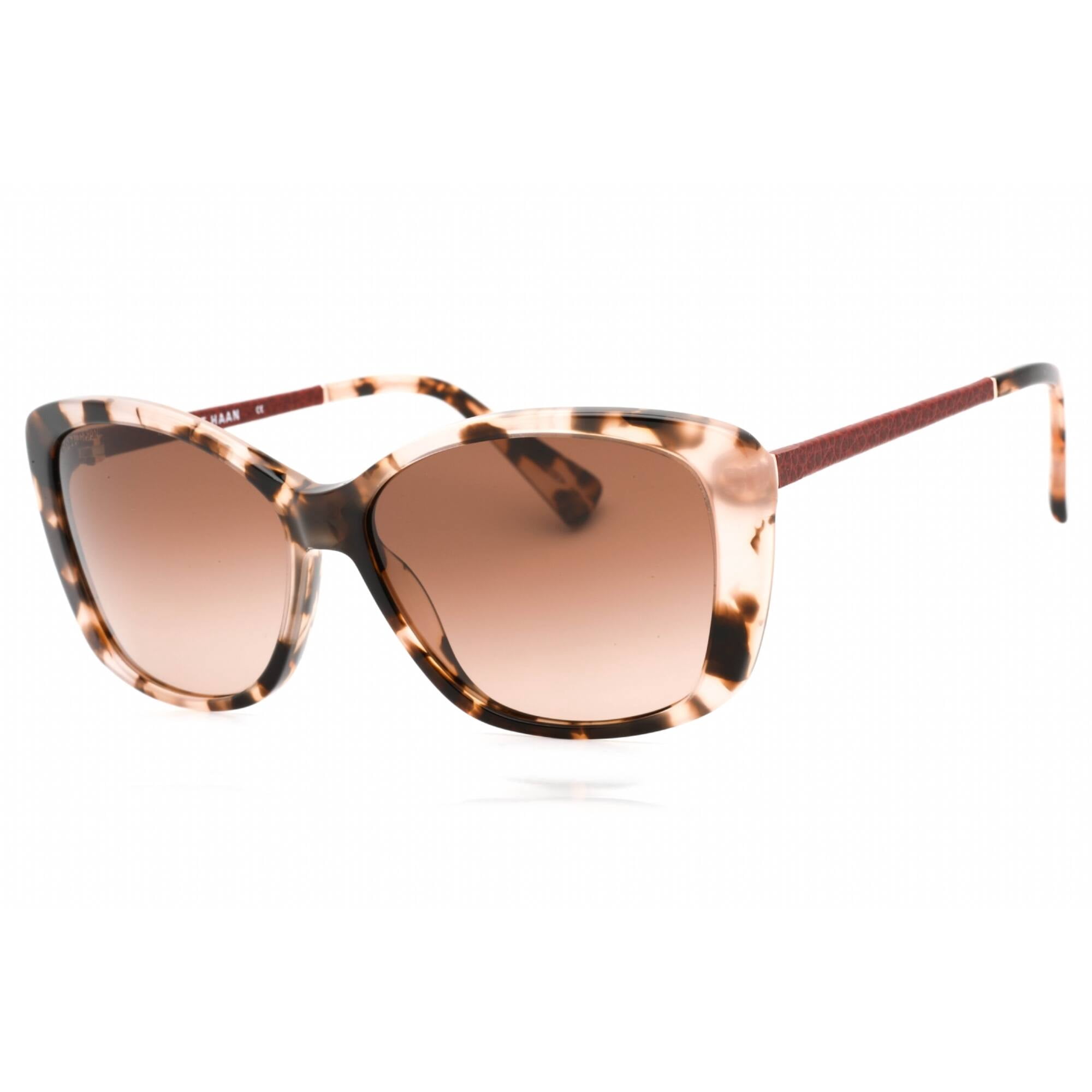 Cole Haan Tortoise Sunglasses Cole Haan CH6505 215 Sunglasses Tortoise/Solid Brown Square  main image 3