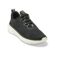 thumbnail image 1 of COLE HAAN Womens Black Removable Insole Lightweight Cushioned Dual Pull-Tabs Perforated Breathable Journey Round Toe Lace-Up Athletic Running Shoes 7.5 B, 1 of 4