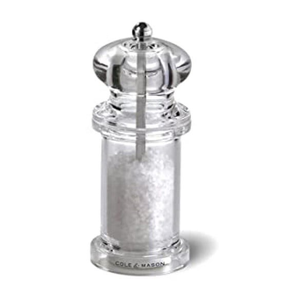 DKB Household USA Acrylic Manual Salt Mills Clear