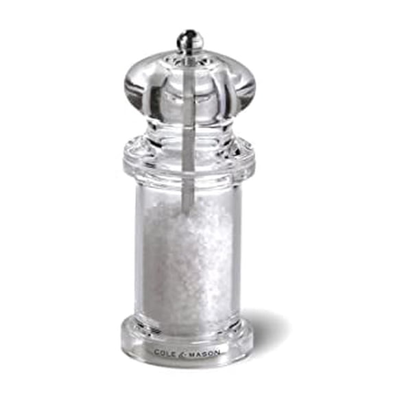 DKB Household USA Acrylic Manual Salt Mills Clear