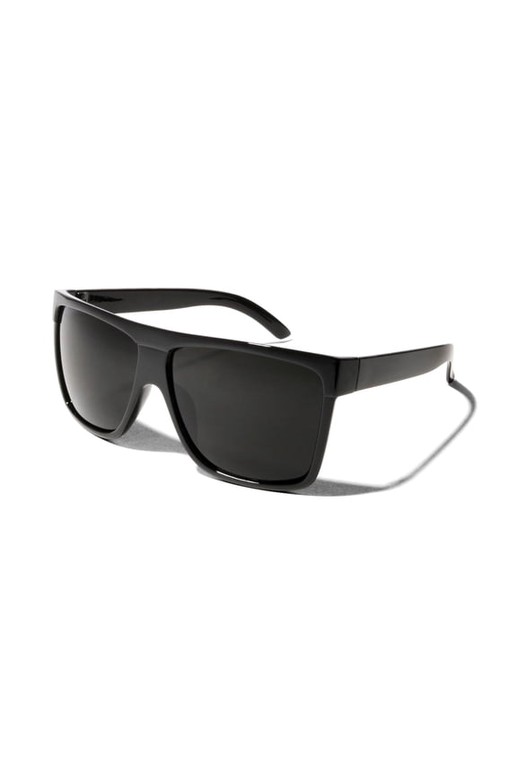 COLE Super Dark Flat Top Square Casual Sunglasses