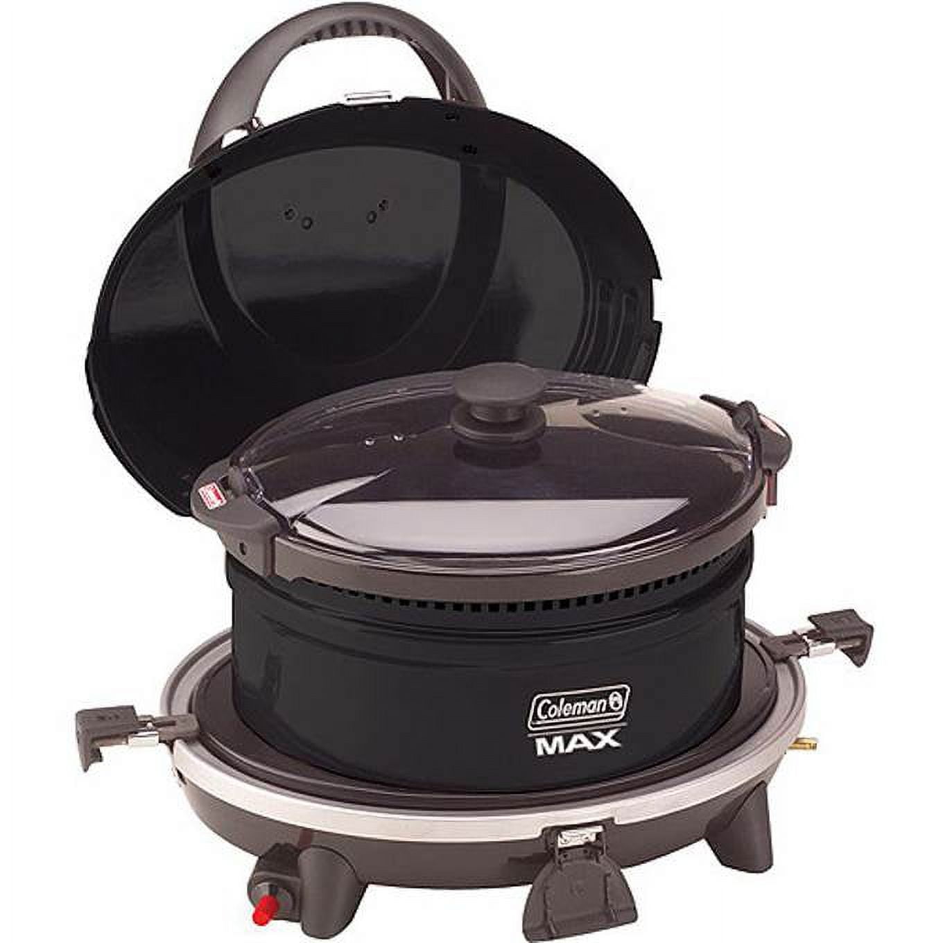 COLEMAN Max Portable 6 Quart Camping Stock Pot Slow Cooker for All-In-One  System