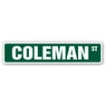 thumbnail image 1 of COLEMAN Street Sign Childrens Name Room Sign | Indoor/Outdoor |  24" Wide, 1 of 5
