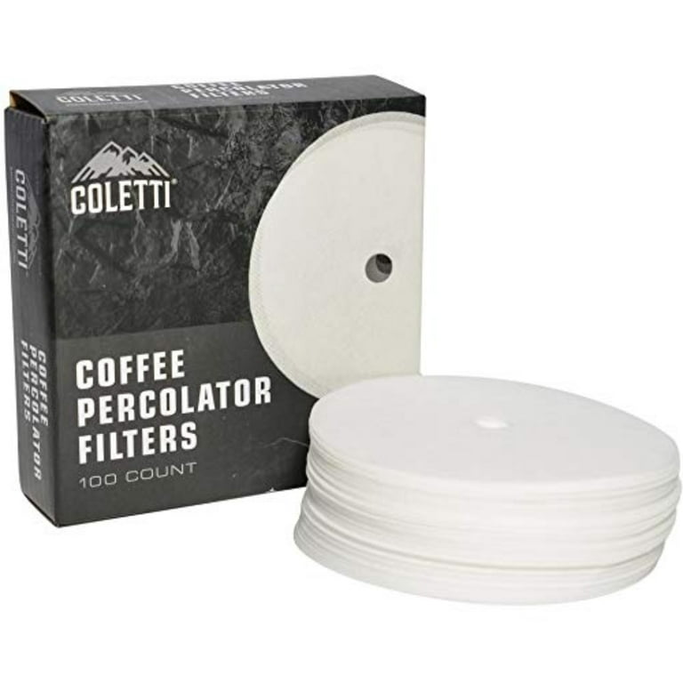 Percolator disc coffee filters top