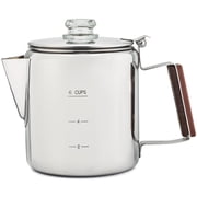 COLETTI Bozeman Coffee Percolator - Camping Coffee Pot – Percolator Coffee Pot for Campfire or Stove Top Coffee Making – 6 CUP
