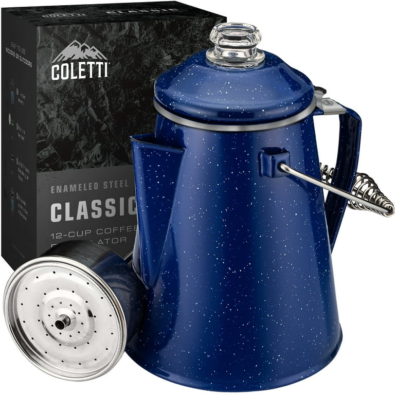 https://i5.walmartimages.com/seo/COLETTI-Classic-Camping-Coffee-Percolator-Pot-12-Cup-Enamelware-Campsite-Cabin-Hunting-Fishing-Backpacking-RV_2f68a320-16d8-4fc5-a226-3265a7638418.c9c03f00328062226c6c7e4d3eae78c9.jpeg?odnHeight=768&odnWidth=768&odnBg=FFFFFF