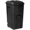 thumbnail image 1 of COLIBYOU 45 Gallon Plastic Trash Can with Lid & Wheels, Outdoor, Black, 1 of 3