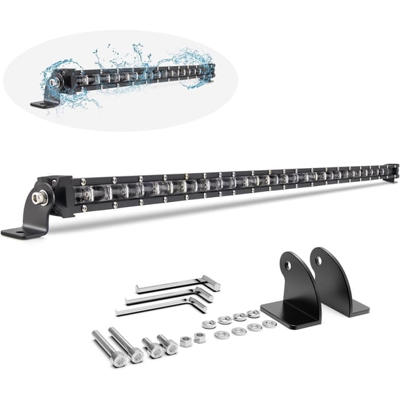 COLIGHT 32 inch Led Light bar - Single Row Led Light Bar Driving Light 22000 LM 6D Lamp Cup Off Road led Light Bars for Trucks Boat SUV Bumper ATV Trucks Roof Cabin - 32 inch Light bar