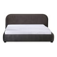 thumbnail image 1 of Moe's Home Collection Colin Fabric King Bed in Dark Gray, 1 of 5