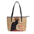 thumbnail image 1 of COLL-ART-TS-CHAT | STEINLEN - TOURNÉE DU CHAT NOIR College/Shoulder Tote Bag, 1 of 5