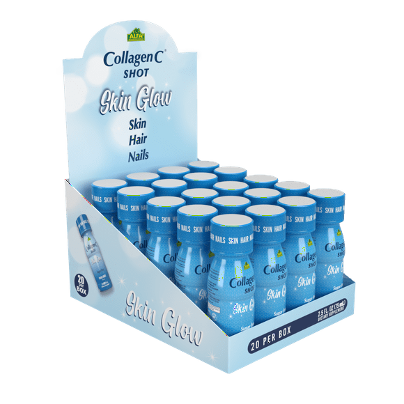 Collagen C Shot for Skin Health, Ginger Flavor, 2.5 fl oz, 20-Pack
