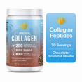 thumbnail image 1 of ABOUT YOUR COLLAGEN Chocolate Peptides Powder, Grass Fed Hydrolyzed Type 1&3 Collagen, Promotes Hair, Skin, Nails, Bones, Joint Health (30 Servings) (Chocolate), 1 of 9