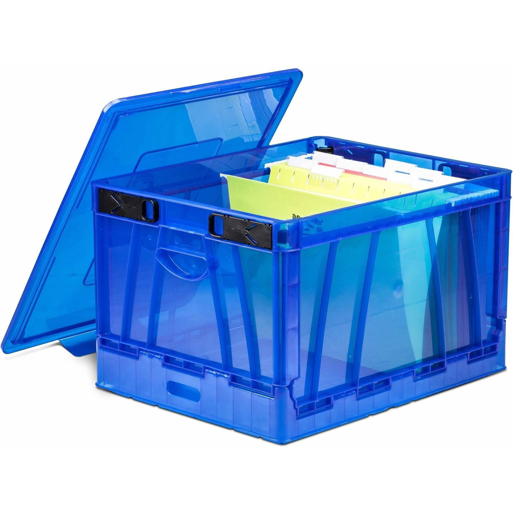 COLLAPSIBLE CRATE WITH LID
