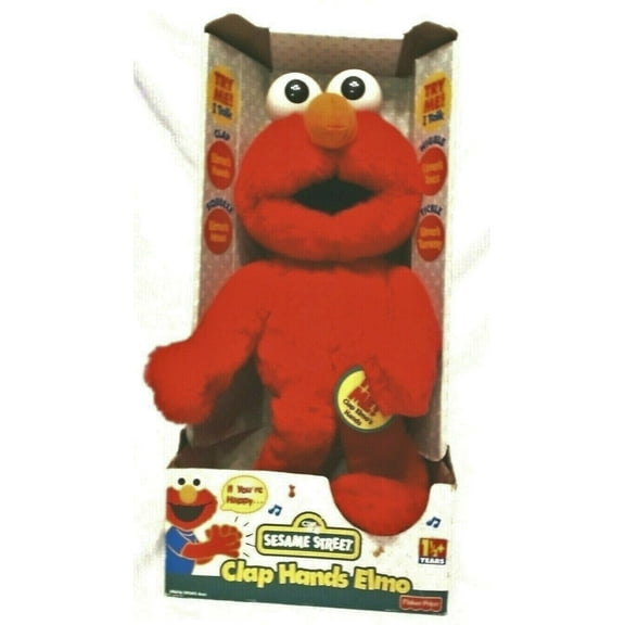 COLLECTIBLE 1998 TYCO JIM HENDERSON "CLAP HANDS ELMO" PLUSH 16""RARE"