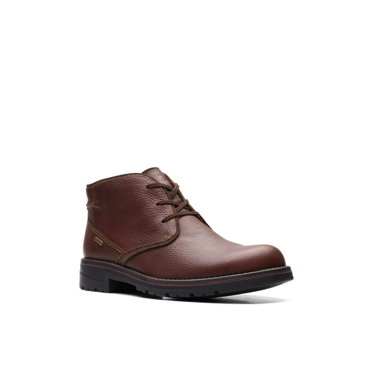 COLLECTION BY CLARKS Mens Brown Water Resistant Cushioned Removable Insole Morris Peak Round Toe Lace Up Chukka Boots 10 M Walmart