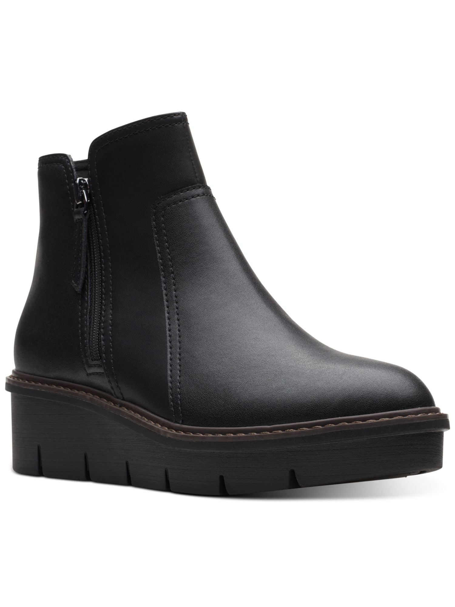 Clarks ladies wedge boots sale