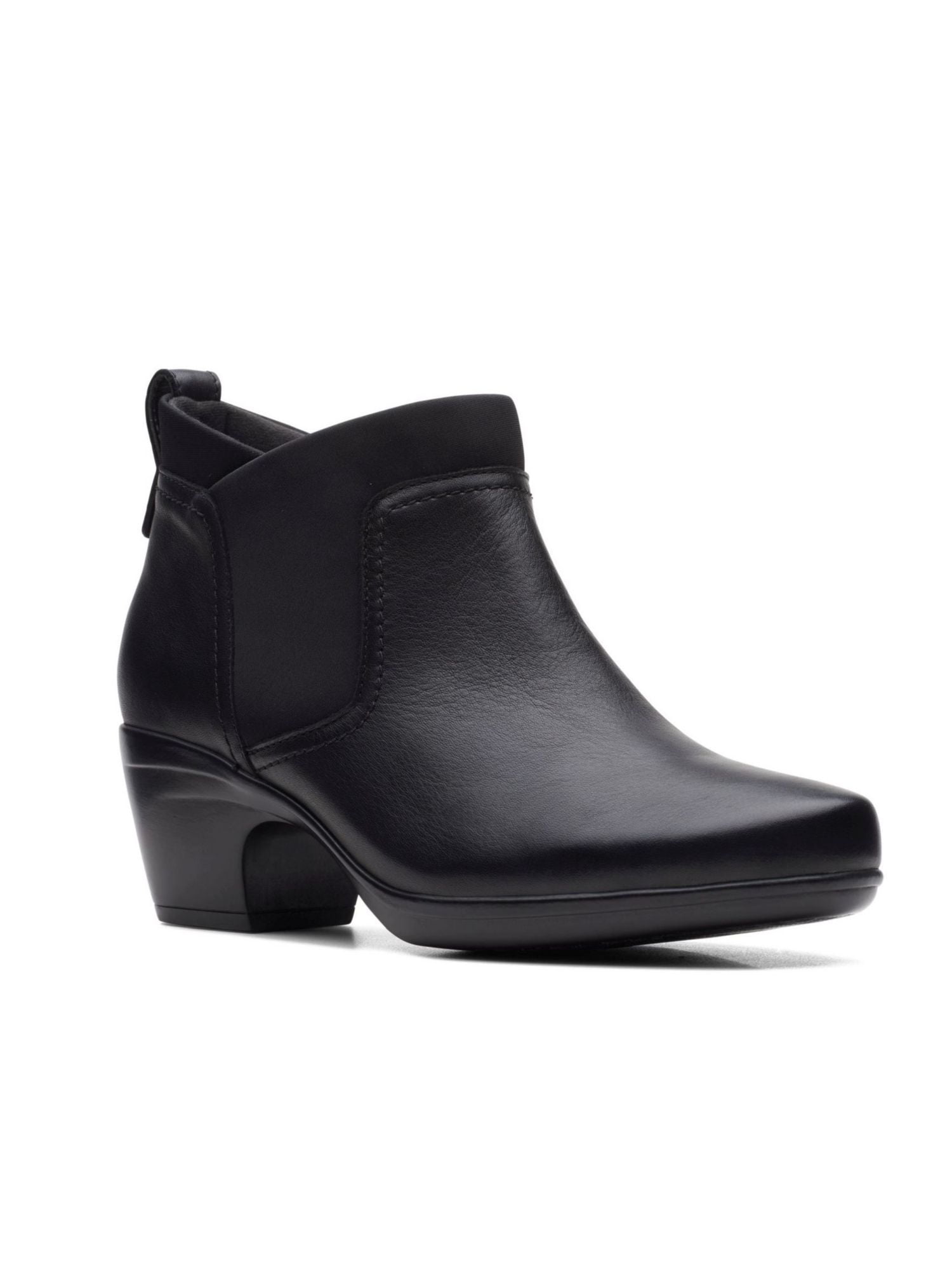 Clarks top heeled booties