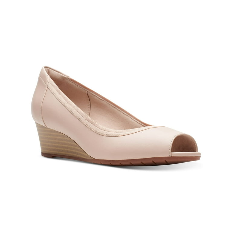 Clarks open sales toe pumps