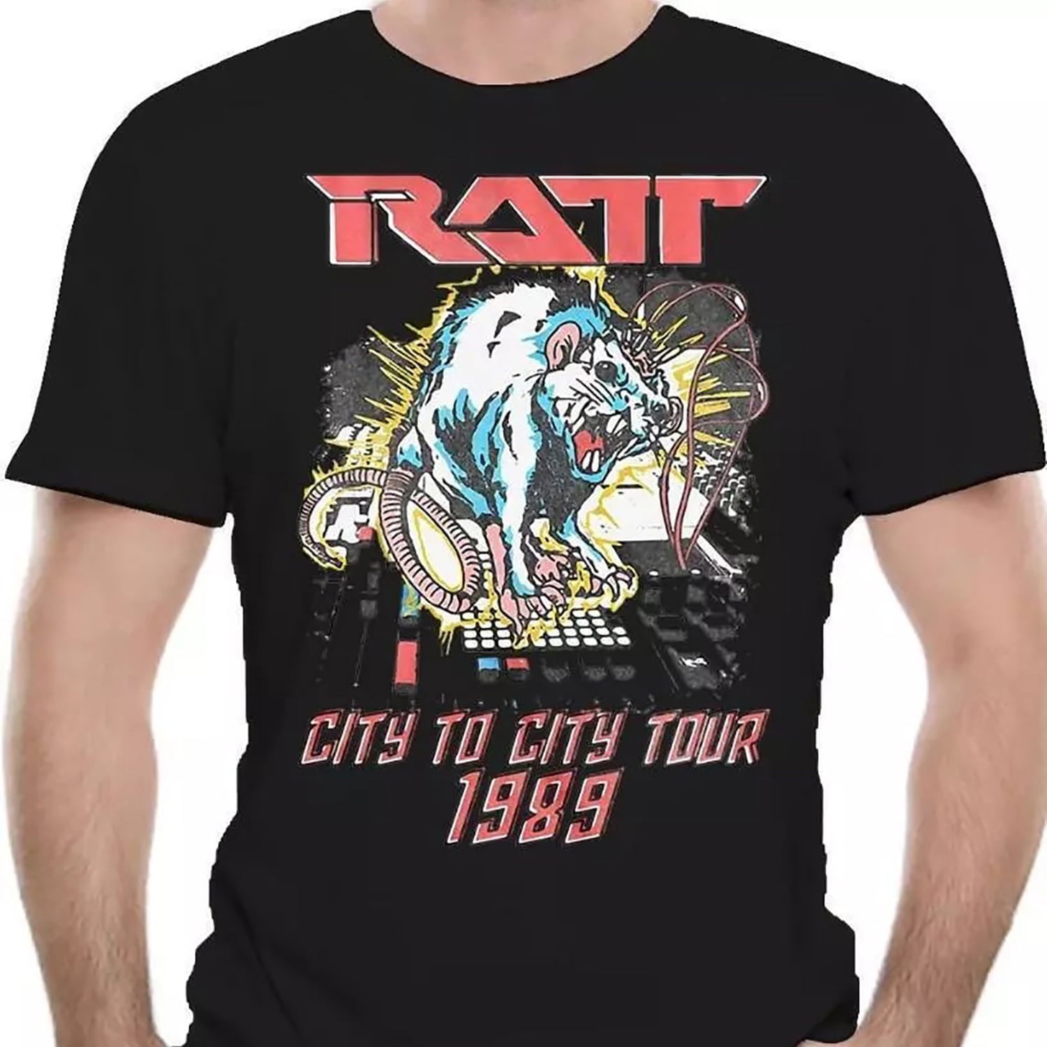 COLLECTION Ratt 80S Band T Shirt Music Band, Size S-5XL Tshirt, 4XL