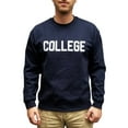 thumbnail image 1 of COLLEGE Crew Neck Sweatshirt - Mens Medium, 1 of 8