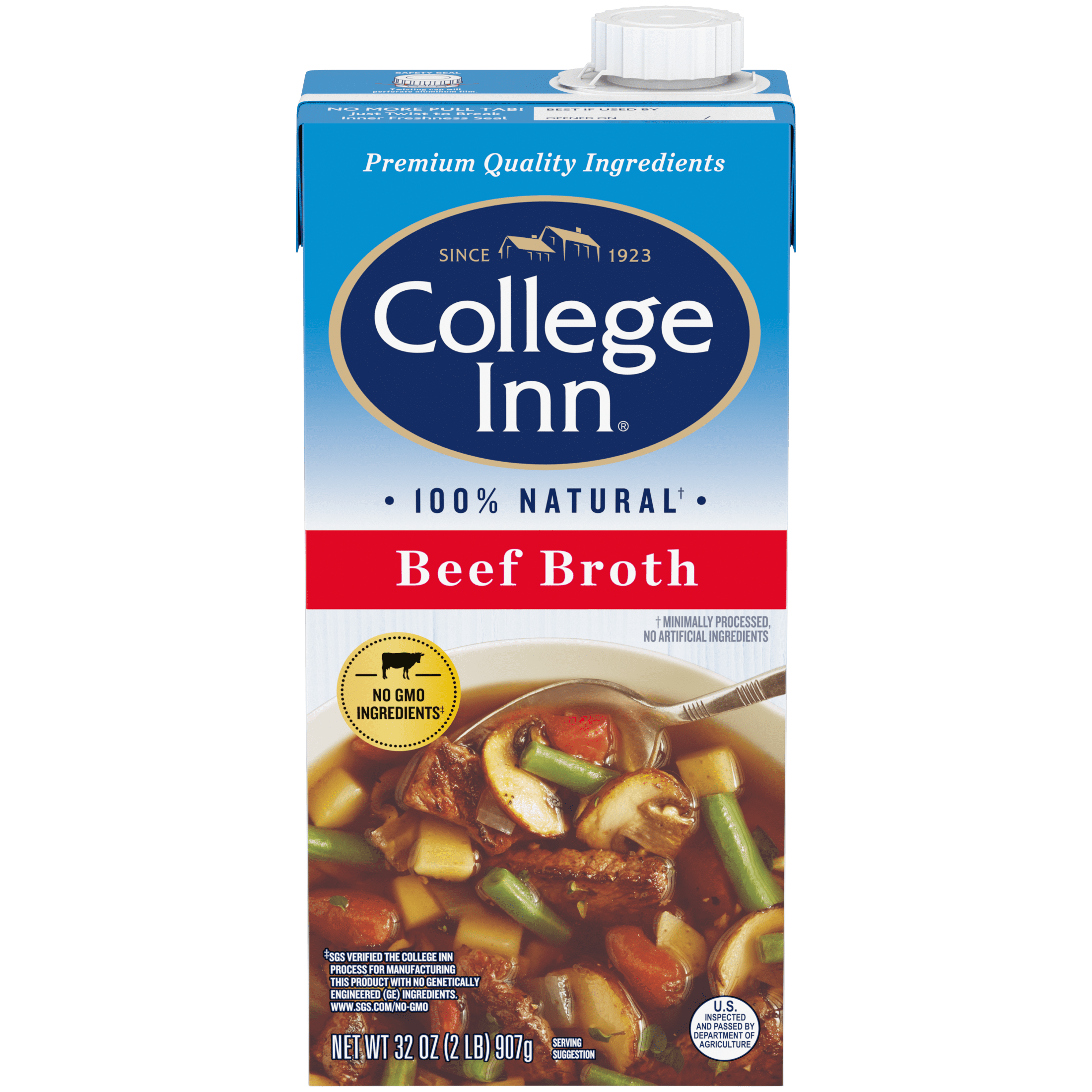 College Inn Beef Broth, 32 oz Carton
