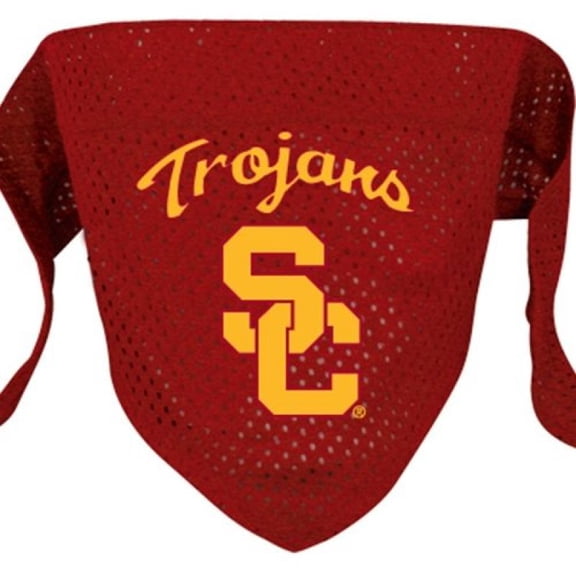 COLLEGE SOUTHERN CAL,U DOG BANDANA Small
