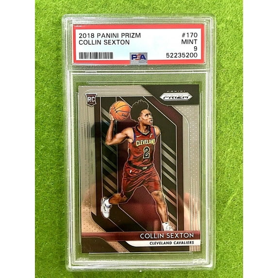 COLLIN SEXTON PRIZM ROOKIE CARD GRADED PSA 9 MINT CAVS 2018 Panini Prizm TRUE RC