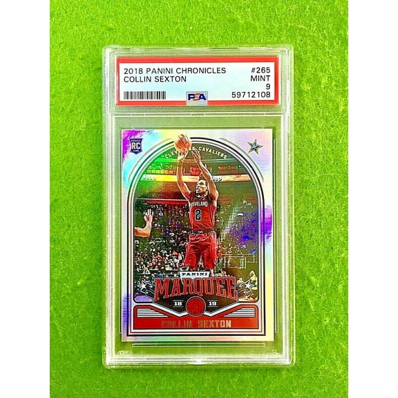 COLLIN SEXTON SILVER PRIZM ROOKIE CARD PSA 9 CAVS RC 2018-19 Elite MAKE AN OFFER