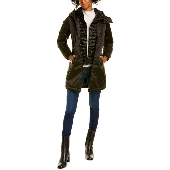 COLMAR womens Three Layer Coat, 42, Black