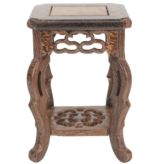 COLO 4.91" x 3.14" x 3.14" Brown Wood Plant Stand