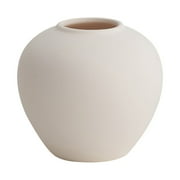 COLO 4 Vintage Clay Pot Beige Ceramic Round Vase