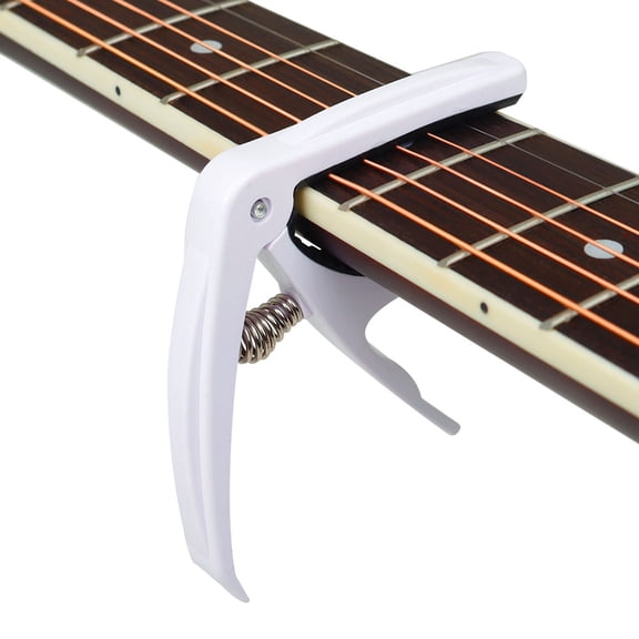 COLO Adjustable Ukulele Guitar Capo, White