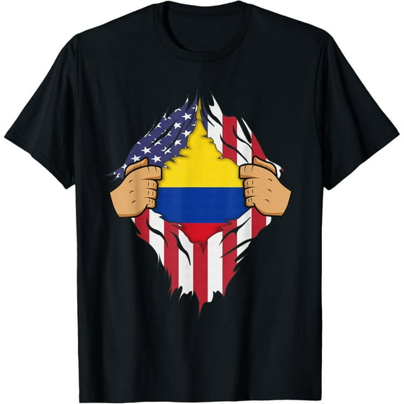 COLOMBIAN FLAG COLOMBIA Men Women Kids Gift T-Shirt