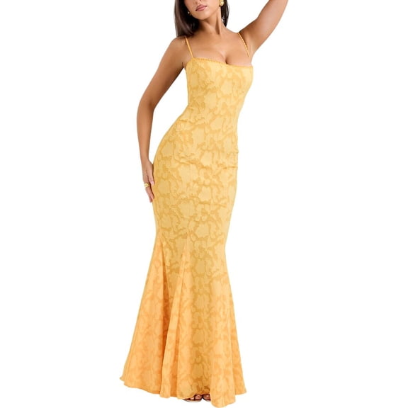 COLON DIANA womens  Solid Maxi Dress, 6