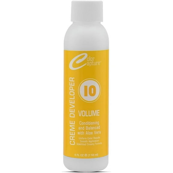 COLOR CAPTURE - Cream Developer, 10 Vol, Hair Color Enhancer - 4 Ounces