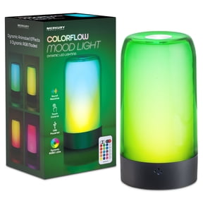 Merkury Innovations ColorFlow RGBIC LED Mood Light with Sound Reactive Modes, 1 pack