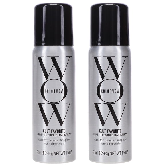 COLOR WOW Cult Favorite Firm and Flexible Hairspray 1.5 oz 2 Pack