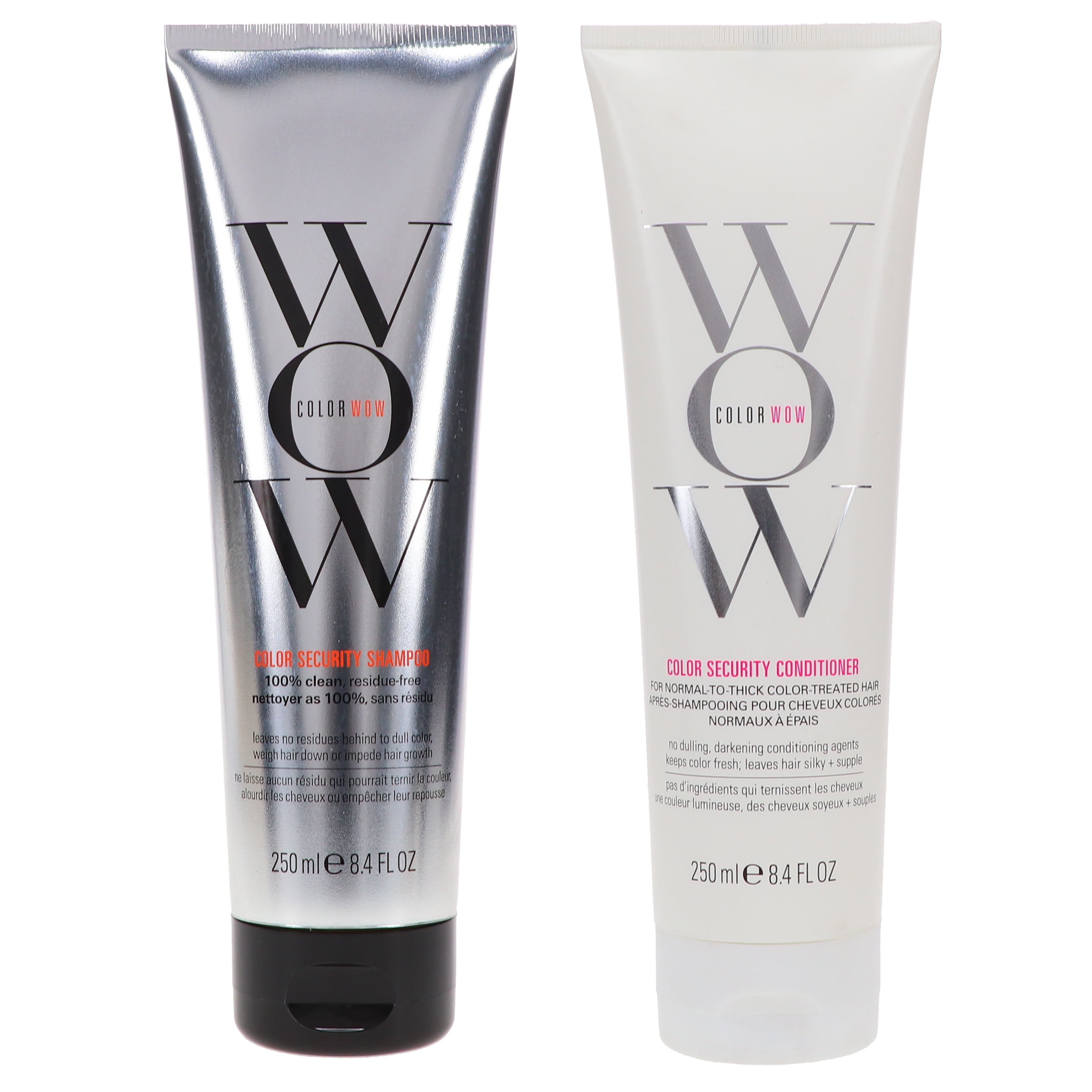 COLOR WOW Security Shampoo 8.4 oz & Color Security Conditioner, Normal to Thick Hair 8.4 oz Combo Pack