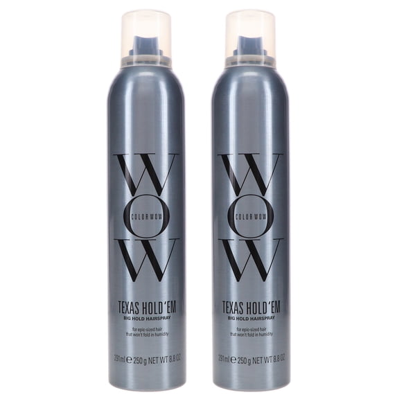 COLOR WOW Texas Hold 'Em Big Hold Hairspray 8.8 oz 2 Pack