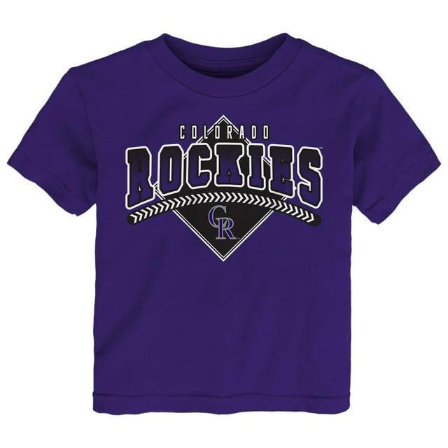COLORADO ROCKIES Toddler Altrnt Color Cotton Crew Short Sleeve Tee