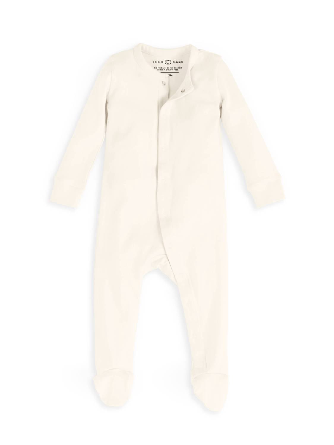 Organic Baby Peyton Footed Sleeper - Rosa Floral / Ballet