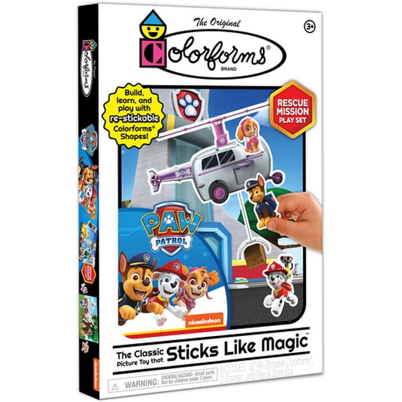 Colorforms Kids Paw Patrol Playset with Re-stickable Pieces - Walmart.com