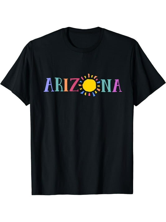 Arizona Cactus Plant With Flower T-Shirt For Women Arizona Cactus Plant With Flower T-Shirt For Women