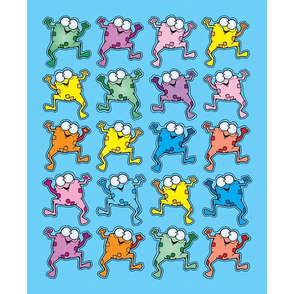 CARSON DELLOSA DJ-668035 COLORFUL FROGGIES STICKERS