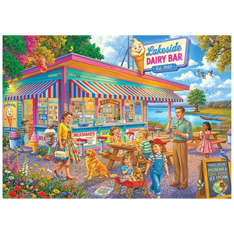COLORLUXE 1000PC LAKESIDE DAIRY BAR